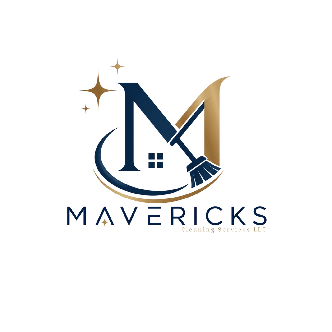 Brand identity and logo design for Maverick Cleaning LLC in New Jersey by TECHINRI AGENCY