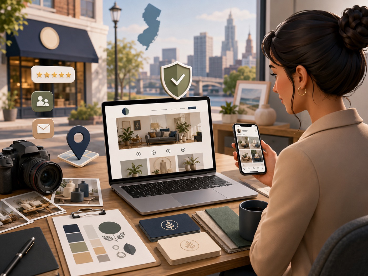 How Local Entrepreneurs in New Jersey Can Build a Professional Online Presence
