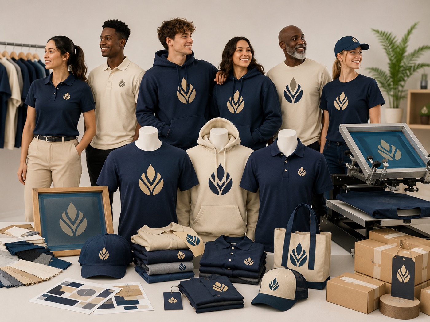 Custom apparel and screen printing design by TECHINRI AGENCY in Trenton NJ