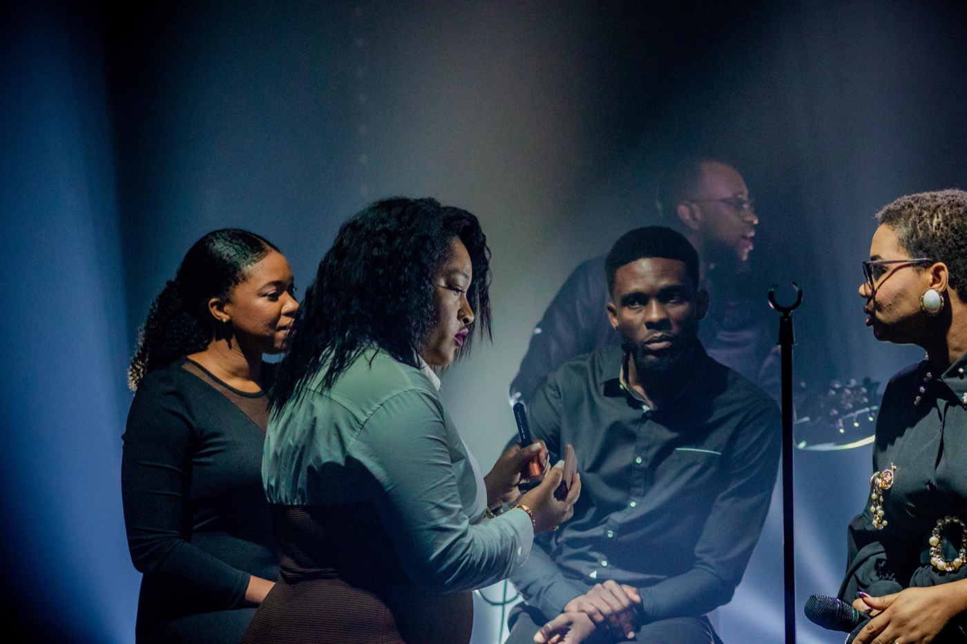Behind-the-scenes photography for a music video production in New Jersey by TECHINRI AGENCY